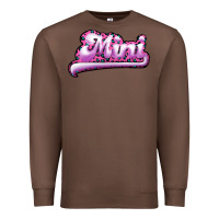 Chestnut Mini Leopard Premium Sweatshirt - RanaPortraitStore
