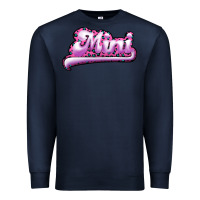 Navy Mini Leopard Premium Sweatshirt - RanaPortraitStore
