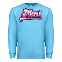 Ocean Blue Mini Leopard Premium Sweatshirt - RanaPortraitStore
