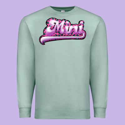 Mini Leopard Premium Sweatshirt Designed By Ranaportraitstore
