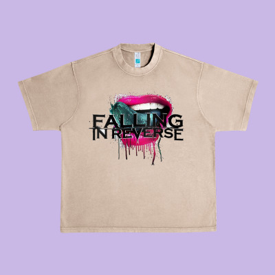 Falling In Reverse Ban Drock Urban Heavy Tee Designed By Artisfamous