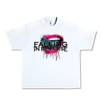 White falling in reverse ban drock Urban Heavy Tee - artisFamous