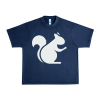 Navy squirrel Urban Heavy Tee - artisFamous