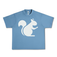 Pebble Blue squirrel Urban Heavy Tee - artisFamous