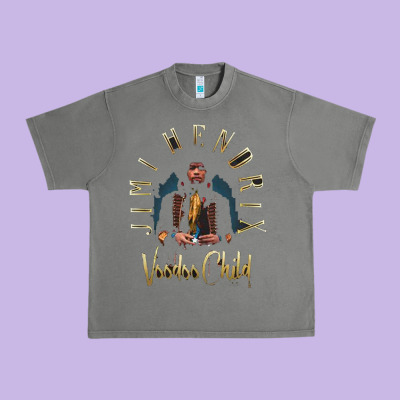 Jimi Hendrix Urban Heavy Tee Designed By Artisfamous