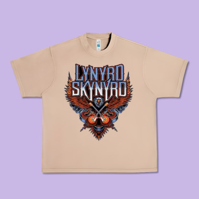 Linyrd Skynyrd Urban Heavy Tee Designed By Artisfamous