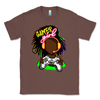 Chestnut black gamer girl Classic Tee - FaDigitalArtStudio