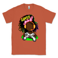 Copper black gamer girl Classic Tee - FaDigitalArtStudio