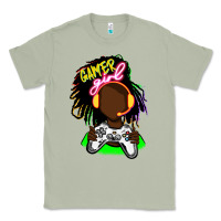 Matcha black gamer girl Classic Tee - FaDigitalArtStudio