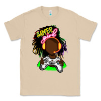 Mushroom black gamer girl Classic Tee - FaDigitalArtStudio