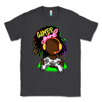 Smoke black gamer girl Classic Tee - FaDigitalArtStudio