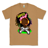 Toasted Coconut black gamer girl Classic Tee - FaDigitalArtStudio