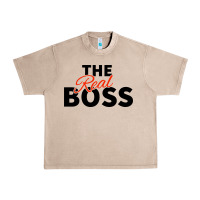 French Oak the real boss matching couple Urban Heavy Tee - artisFamous