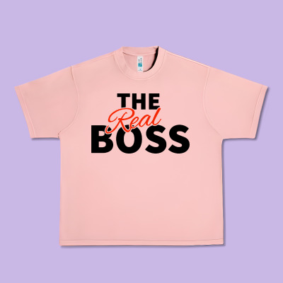 The Real Boss Matching Couple Urban Heavy Tee Designed By Artisfamous