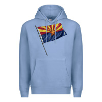 Colony Blue arizona flag Premium Hoodie - BarkalooDesign