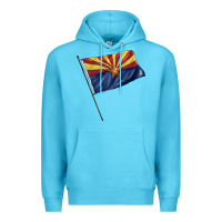 Ocean Blue arizona flag Premium Hoodie - BarkalooDesign