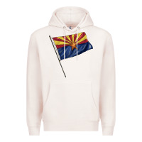 Pale Pink arizona flag Premium Hoodie - BarkalooDesign