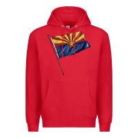 Red arizona flag Premium Hoodie - BarkalooDesign