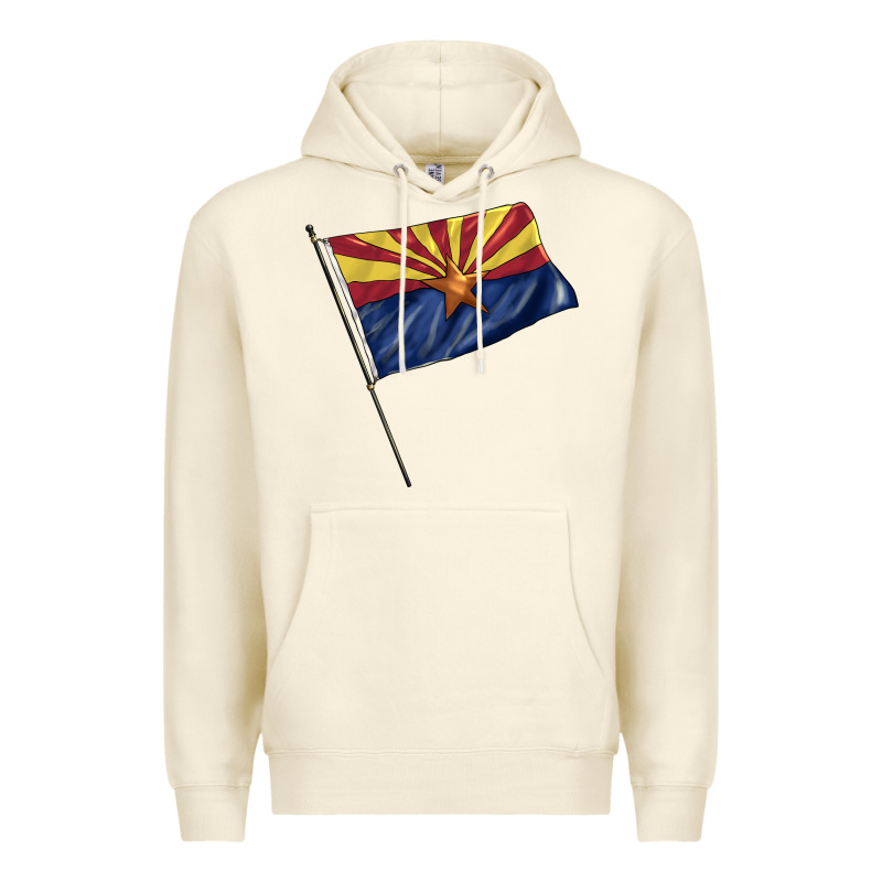Arizona Flag Premium Hoodie by BarkalooDesign | Teevron