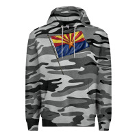 Slate Camo arizona flag Premium Hoodie - BarkalooDesign