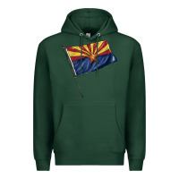 Sports Green arizona flag Premium Hoodie - BarkalooDesign