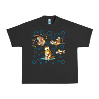 Pigment Black calvin and hobbes Urban Heavy Tee - artisFamous