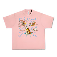 Salmon calvin and hobbes Urban Heavy Tee - artisFamous
