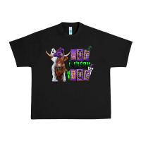 Black Moo I Mean Boo Urban Heavy Tee - CowhideDigitalArt