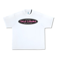 White Resto Taco Cabana Urban Heavy Tee - artisFamous