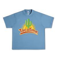 Pebble Blue Resto Tacotime Urban Heavy Tee - artisFamous
