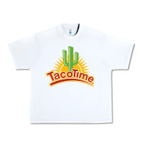 White Resto Tacotime Urban Heavy Tee - artisFamous