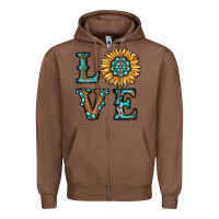 Chestnut sunflower love Zipper Hoodie - RanaPortraitStore