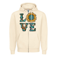 Sandshell sunflower love Zipper Hoodie - RanaPortraitStore