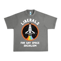 Liberals For Gay Space Socialism Urban Heavy Tee | Teevron
