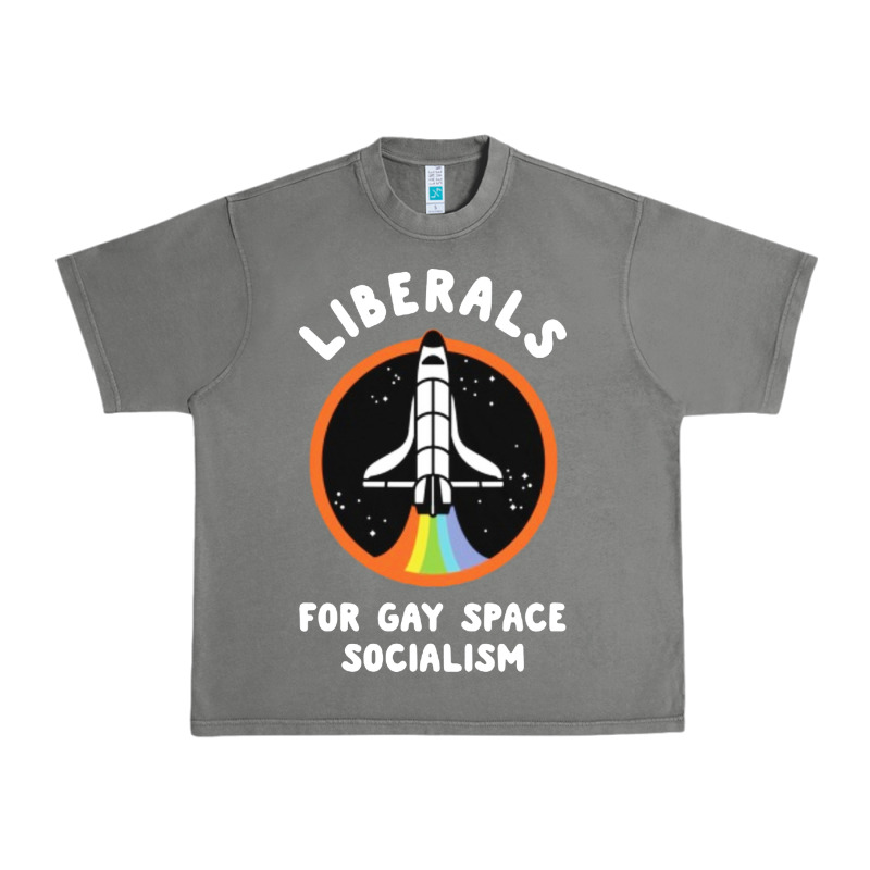 Liberals For Gay Space Socialism Urban Heavy Tee by artisFamous | Teevron