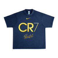 Navy cr7 graphic Urban Heavy Tee - artisFamous