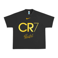 Pigment Black cr7 graphic Urban Heavy Tee - artisFamous