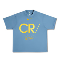 Pebble Blue cr7 graphic Urban Heavy Tee - artisFamous