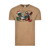 Vintage Coffee joy Christmas Vintage Tee - CowhideDigitalArt