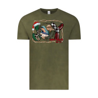 Vintage Olive joy Christmas Vintage Tee - CowhideDigitalArt