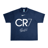 Navy cr7 graphic Urban Heavy Tee - artisFamous