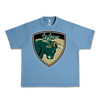 Pebble Blue south florida bulls Urban Heavy Tee - artisFamous