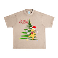 French Oak Winnie The Pooh- Merry christmas Urban Heavy Tee - artisFamous
