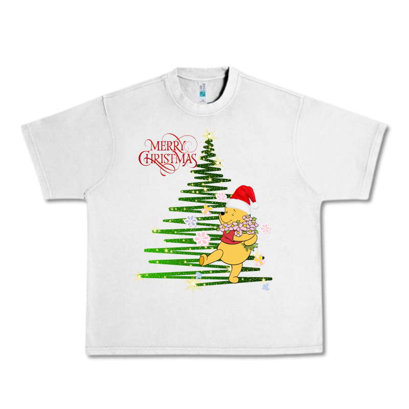 Winnie The Pooh- Merry Christmas Urban Heavy Tee by artisFamous | Teevron