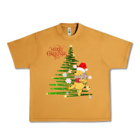 Peanut Butter Winnie The Pooh- Merry christmas Urban Heavy Tee - artisFamous