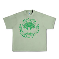 Oil Green Maharishi International College Urban Heavy Tee - artisFamous