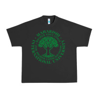 Pigment Black Maharishi International College Urban Heavy Tee - artisFamous