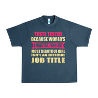 Midnight Navy taste tester funniest isn't a jobtitle Urban Heavy Tee - artisFamous