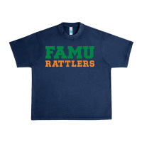 Navy Famu Rattlers Urban Heavy Tee - artisFamous