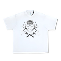 White guns & roses 7 Urban Heavy Tee - artisFamous